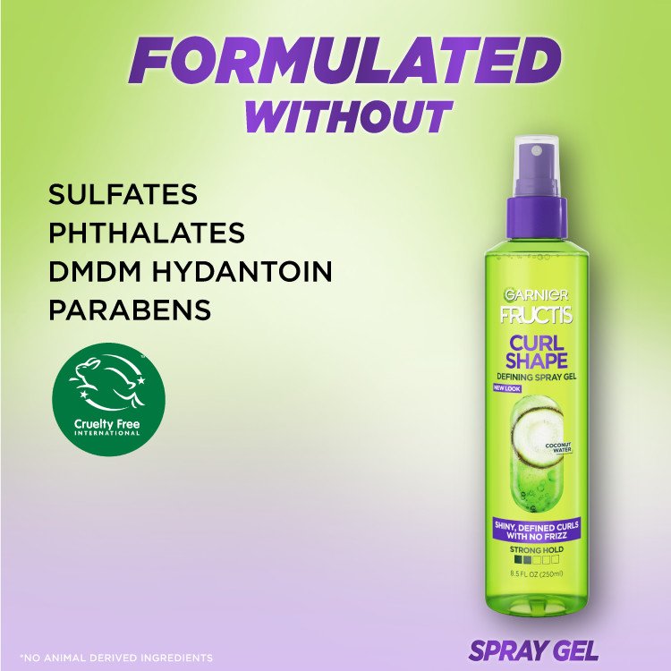Product formulated without sulfates, phthalates, DMDM hydantoin, parabens.